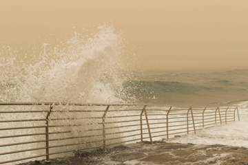 Telde advierte del peligro del baño en las playas del municipio (Foto Antonio Rico)